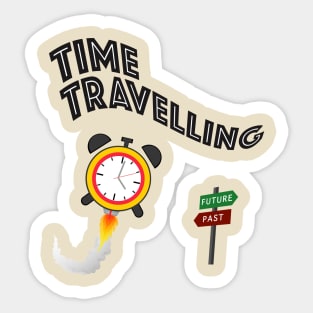 Time Travelling Sticker